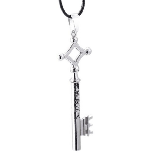 Collar de llave de plata de Eren - Ataque a los Titanes™