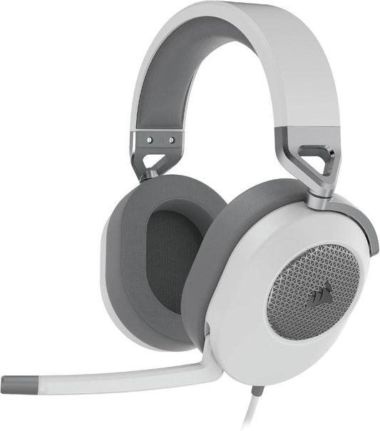 Corsair Auricular gaming con cable HS65 SURROUND — Blanco