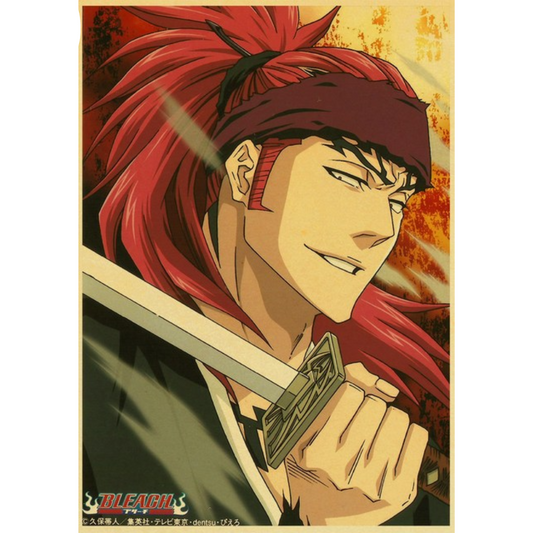 Poster Abaraï Renji - Bleach™